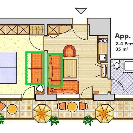 Appart & Hotel Garni Villa Knauer Отель Майрхофен